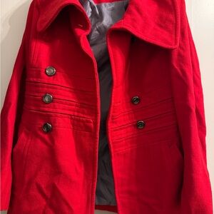 Calvin Klein Red and Gray Jacket